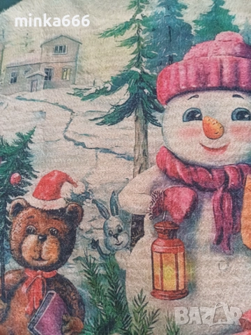 Ново!-Коледен пуловер 100%вълна, снимка 5 - Блузи с дълъг ръкав и пуловери - 52620886