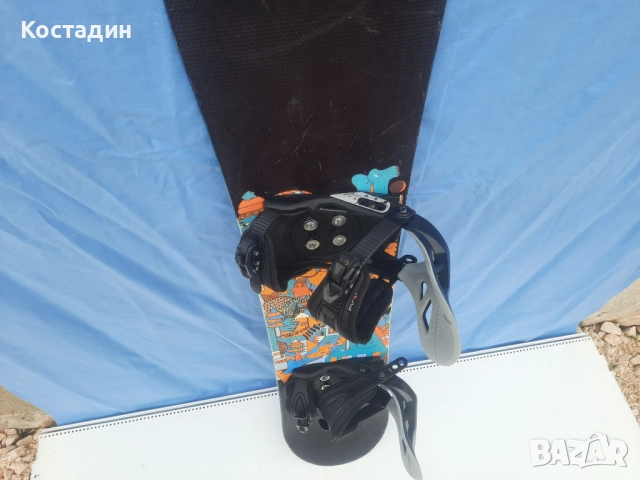 Сноуборд  детски SALOMON junior RTL 130см. с автомати, снимка 5 - Зимни спортове - 52462013