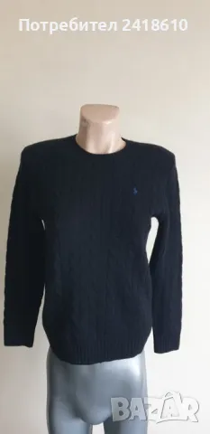 POLO Ralph Lauren Cable Wool / Cashmere  Womens Size M  ОРИГИНАЛ! Дамски Пуловер!, снимка 7 - Блузи с дълъг ръкав и пуловери - 48253265
