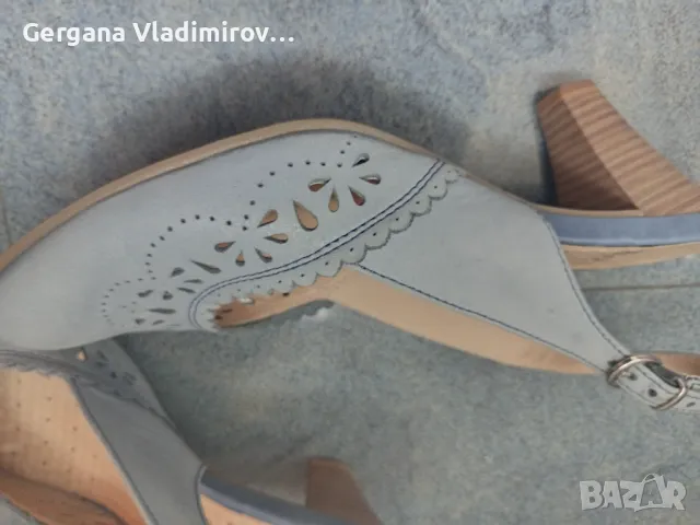 Летни сандали от естествена кожа , снимка 2 - Дамски елегантни обувки - 50268326