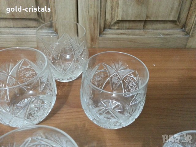 Кристални чаши, снимка 2 - Антикварни и старинни предмети - 35858464