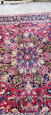 Ръчно тъкан вълнен персийски килим.Топ качество., снимка 5 - Килими - 53847588