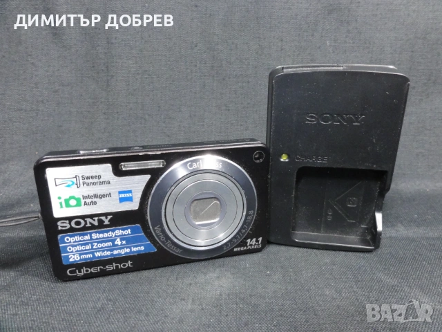 ЦИФРОВ ФОТОАПАРАТ SONY CYBER-SHOT DSC-W350 14.1MP DIGITAL CAMERA, снимка 2 - Фотоапарати - 53725705