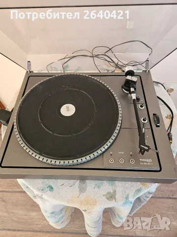 Грамофон Thorens TD 105 MK II с игла Stanton TH 500E ( С ръководство), снимка 2 - Грамофони - 56247827