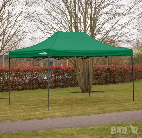 Сгъваема градинска шатра 3×4.5м – здрава, водоустойчива и лесна за разпъване, снимка 5 - Градински мебели, декорация  - 50484808