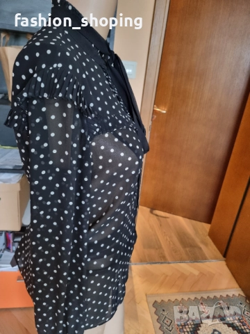 Дамска риза на точки Karen Millen, ,размер S, снимка 4 - Ризи - 52031502