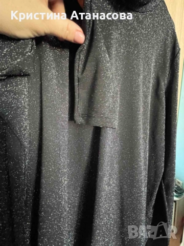 ✨ Луксозна блестяща блуза – люрекс ✨, снимка 5 - Блузи - 52501495