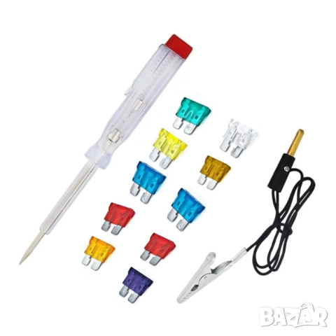 Пробна лампа с 10 броя бушона