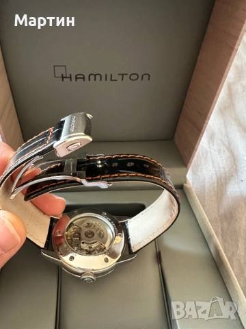 Автоматичен часовник ХАМИЛТЪН - HAMILTON - American Classic Railroad Auto - H40555731, снимка 10 - Мъжки - 52404146