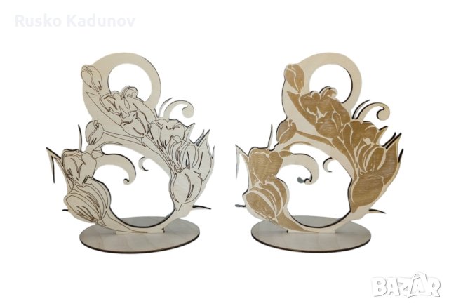 Осмица от дърво , снимка 3 - Декорация за дома - 43661479