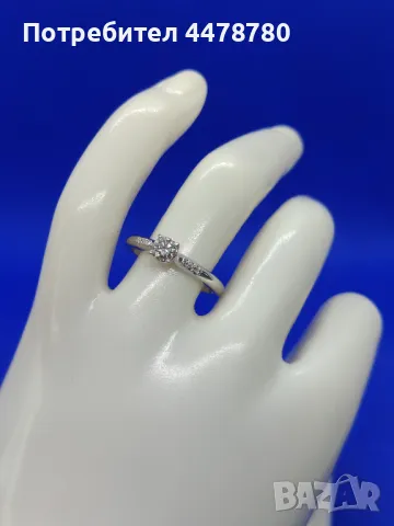 Годежен Пръстен с Диаманти, снимка 4 - Пръстени - 50404375
