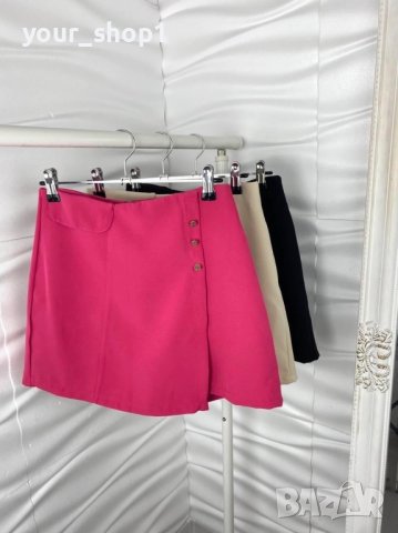Дамска пола/панталон висока талия 3 цвята , снимка 2 - Къси панталони и бермуди - 41249609