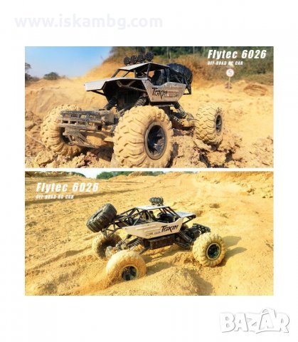 ДЕТСКА КОЛИЧКА ROCK CRAWLER 4WD 1:12 С ДИСТАНЦИОННО УСТРОЙСТВО - код 2516, снимка 2 - Електрически играчки - 33937552