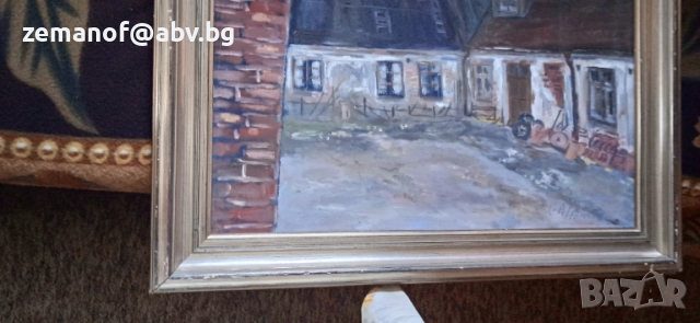  Скандинавскa картина CA HANSEN, снимка 2 - Антикварни и старинни предмети - 52422253