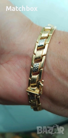 Златна гривна 12.81гр. 585 145лв гр., снимка 6 - Гривни - 51919288