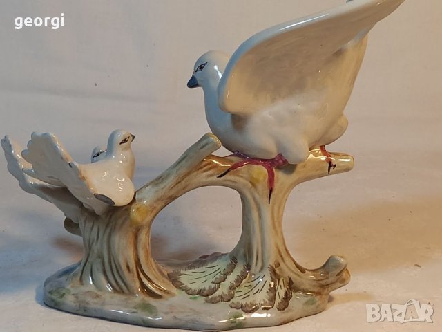 Порцеланова фигурка гълъби 20/2, снимка 5 - Колекции - 40490032