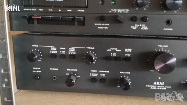 Усилвател Akai AM-2400 , снимка 4 - Ресийвъри, усилватели, смесителни пултове - 52685859