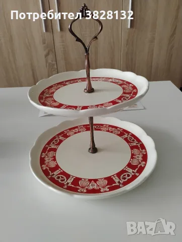 двуетажно плато порцеланово