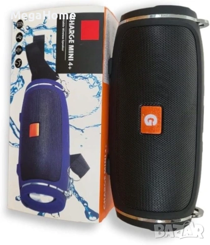 Преносима Блутуд Kолонка Charge 4 Mini+ 20W с FM радио, плътен бас и силен звук, снимка 7 - Bluetooth тонколони - 53390782