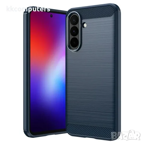 За Samsung Galaxy A27 5G TPU Калъф Carbon Fiber Brushed със Скрийн Протектор – 3 цвята, снимка 2 - Калъфи, кейсове - 55885656