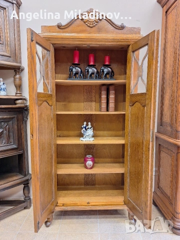 Античен шкаф - витрина, снимка 5 - Бюфети - 53782564