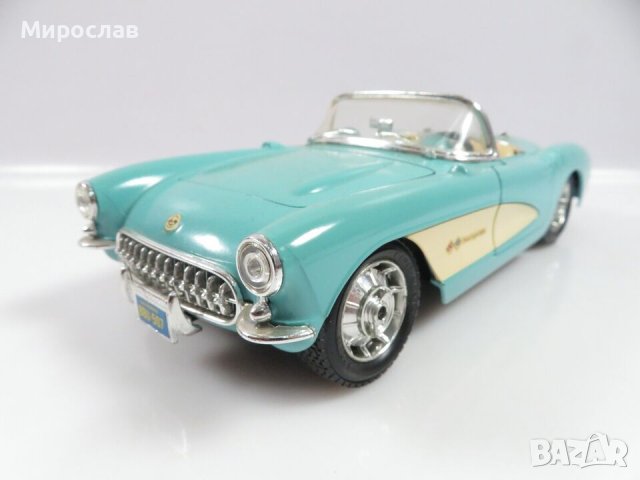 1:24 Bburago Chevrolet Corvette ИГРАЧКА КОЛИЧКА МОДЕЛ, снимка 2 - Колекции - 44498489