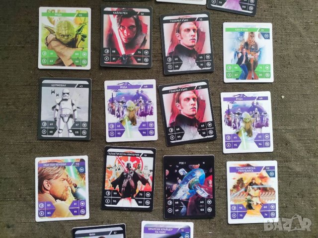 Продавам карти Star Wars, снимка 4 - Колекции - 36002477