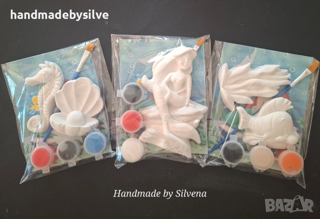 гипсови фигурки за оцветяване