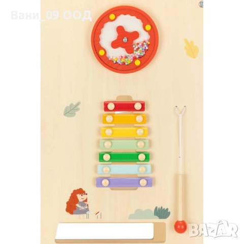 Детска кула "Монтесори" с различни активности, снимка 7 - Образователни игри - 51861761