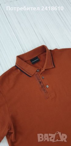 Emporio Armani Pique Cotton Mens Size М ОРИГИНАЛ! Мъжка Тениска!, снимка 10 - Тениски - 41397252