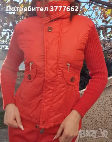 Дамско спортно яке тип жилетка, снимка 4 - Якета - 47990885