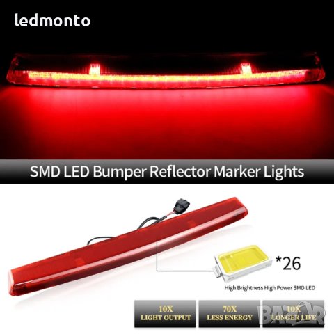 Трети стоп VW Golf GTi R32 стоп светлина за Голф 5 трета стоп светлина vw  Polo, снимка 7 - Части - 40713752