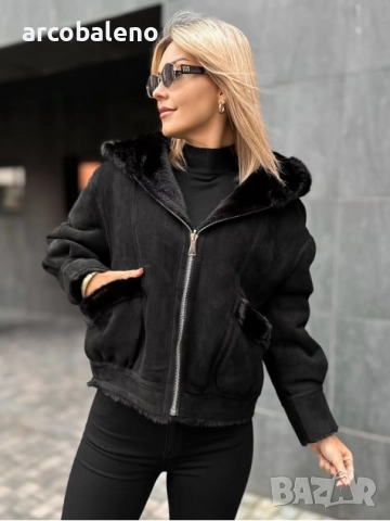 Дамско двустранно яке EADIRA, 2цвята , снимка 17 - Якета - 52012939