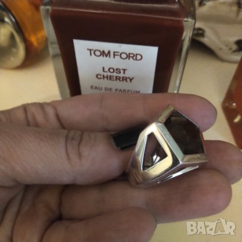 joop масивен сребърен пръстен с кварц намален , снимка 6 - Пръстени - 41808369