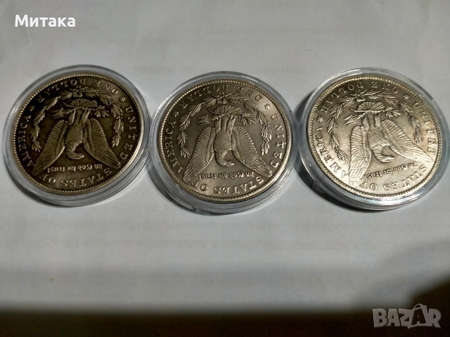 Три Американски долари , снимка 2 - Нумизматика и бонистика - 52806435