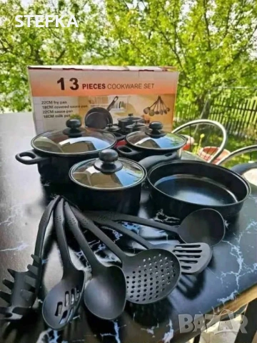 Комплект тенджери, снимка 4 - Съдове за готвене - 53051600