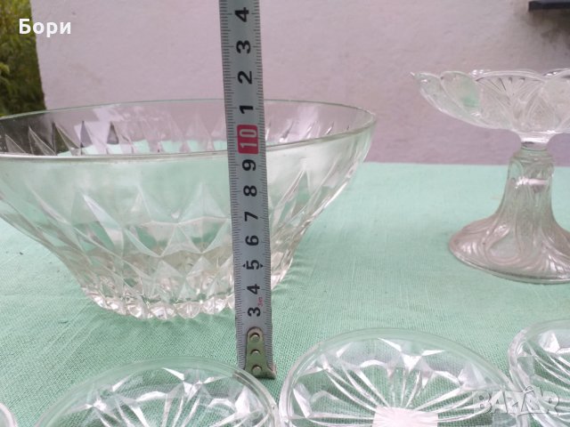 Българско стъкло фруктиера,купа и др, снимка 10 - Аксесоари за кухня - 34340000