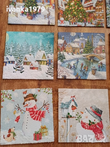 Коледни пана 18,2/25,7см и 15/15см, снимка 11 - Коледни подаръци - 48430736