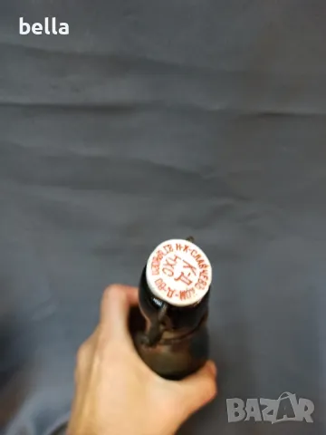 СТАРА БУТИЛКА В.ТЪРНОВО СЛАВЧЕВЪ, снимка 3 - Антикварни и старинни предмети - 47373369