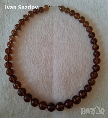 Кехлибарена огърлица ✨️ПЕРЛИ✨️, снимка 5 - Колиета, медальони, синджири - 50188855