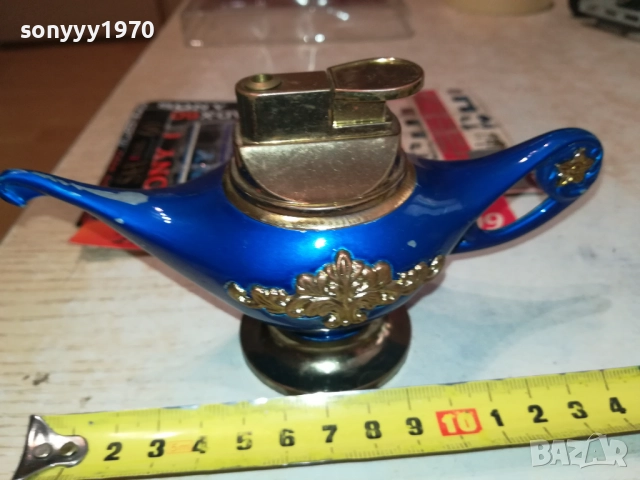 МЕТАЛНА ЗАПАЛКА-ЛАМПАТА НА АЛАДИН-ВНОС SWISS 2109251255, снимка 7 - Колекции - 51785358