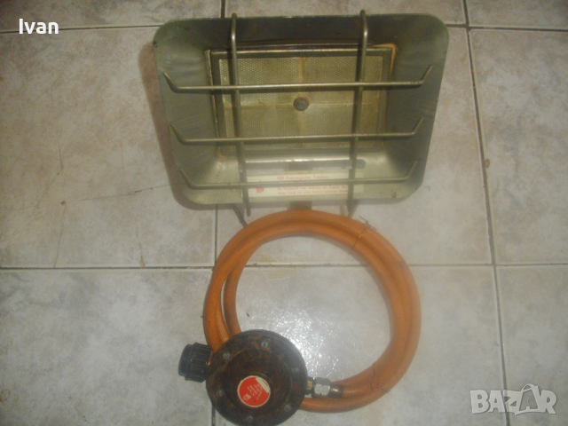 Газов Пропан-Бутан Отоплител Печка Пита-Старо Немско Качество-VEB-Коплект Маркуч/Редуцир Вентил VEB, снимка 4 - Други инструменти - 44682822