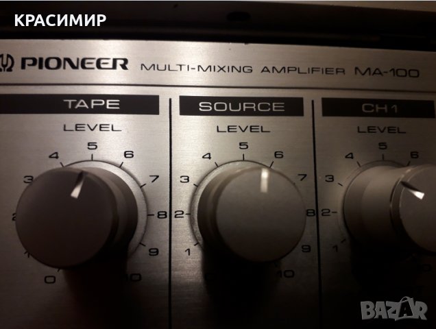PIONEER multi mikser amplifier MA100, снимка 5 - Ресийвъри, усилватели, смесителни пултове - 35849091