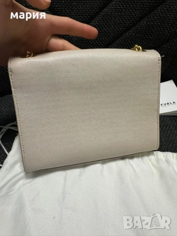 Чанта Furla естествена кожа, снимка 5 - Чанти - 51109879