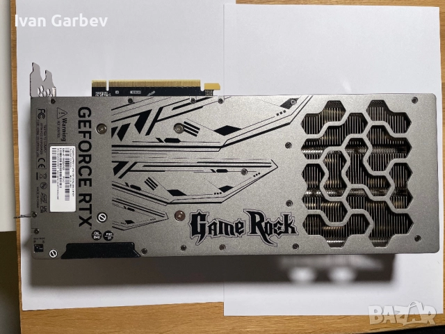 Видео карта Palit GeForce RTX 4070 Ti GameRock, 12GB GDDR6X, снимка 4 - Видеокарти - 52804370