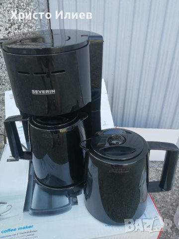 Кафемашина с две термокани Severin Филтърна кафе машина за шварц кафе, снимка 2 - Кафемашини - 41976672