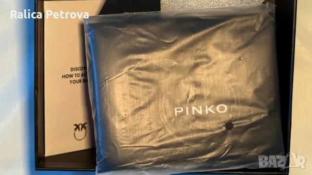 Mini Pinko чанта цвят розов , снимка 5 - Чанти - 55948452