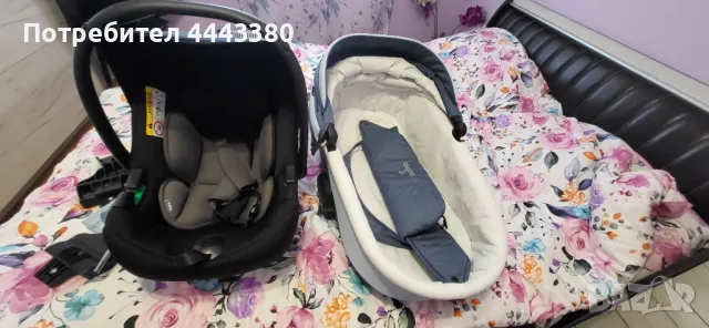 Комбинирана количка BUBA ZAZA 3 в 1., снимка 5 - Детски колички - 49877982