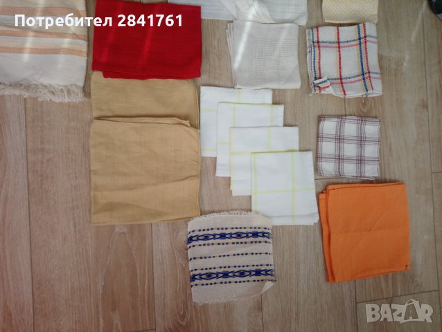 Копринени кърпички, ленени и памучни салфетки, карета, снимка 5 - Други - 41631271