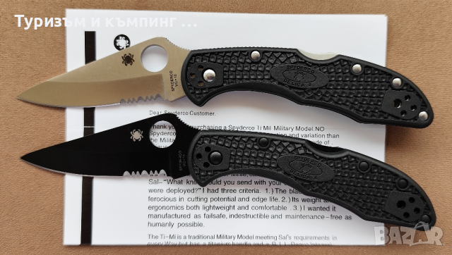 Spyderco Delica 4 / 2 цвята/, снимка 2 - Ножове - 44715625